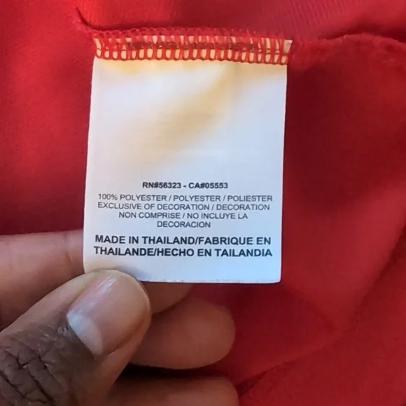 Nike Golf| Red Travistock Cup Athletic Dry Fit Short Sleeved Polo - Picture 11 of 12